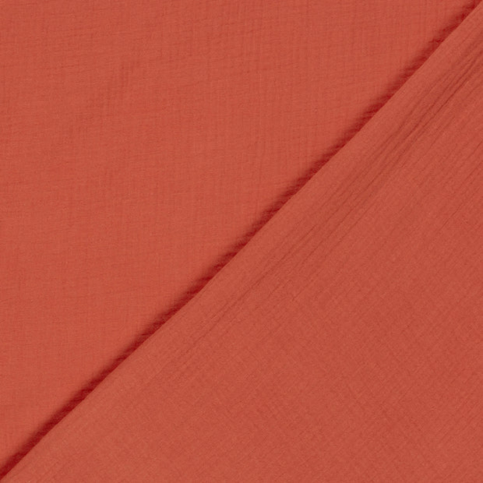 Mulltuch | Musselin Orange Red – Bild 3