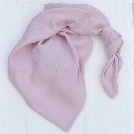 Schnuffeltuch | Musselin Sepia Rose