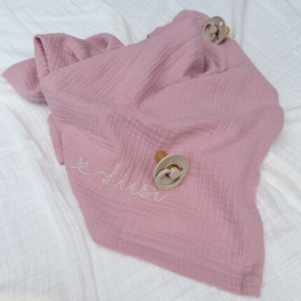Mulltuch | Musselin Dusty Rose